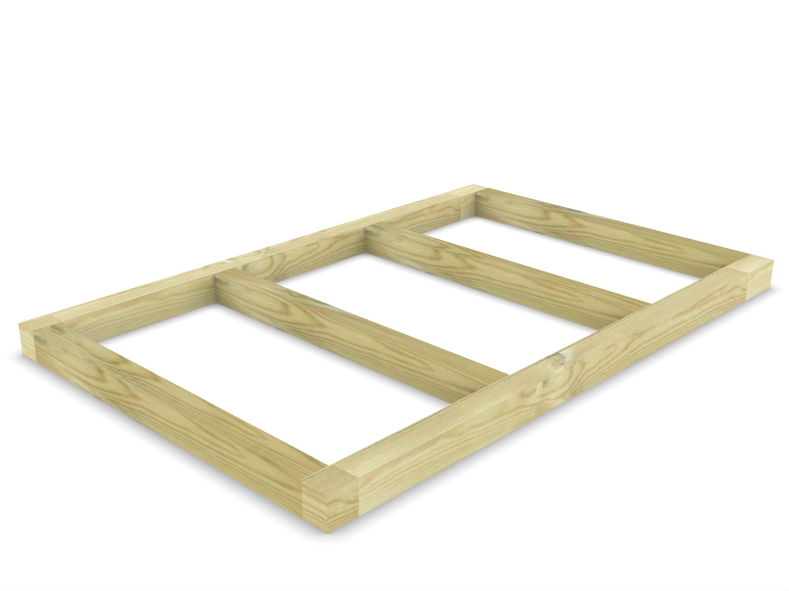 Arbor Garden Solutions Wooden shed bases 6x4 (W-180cm x D-118cm) (2x4 (38mm x 89mm))