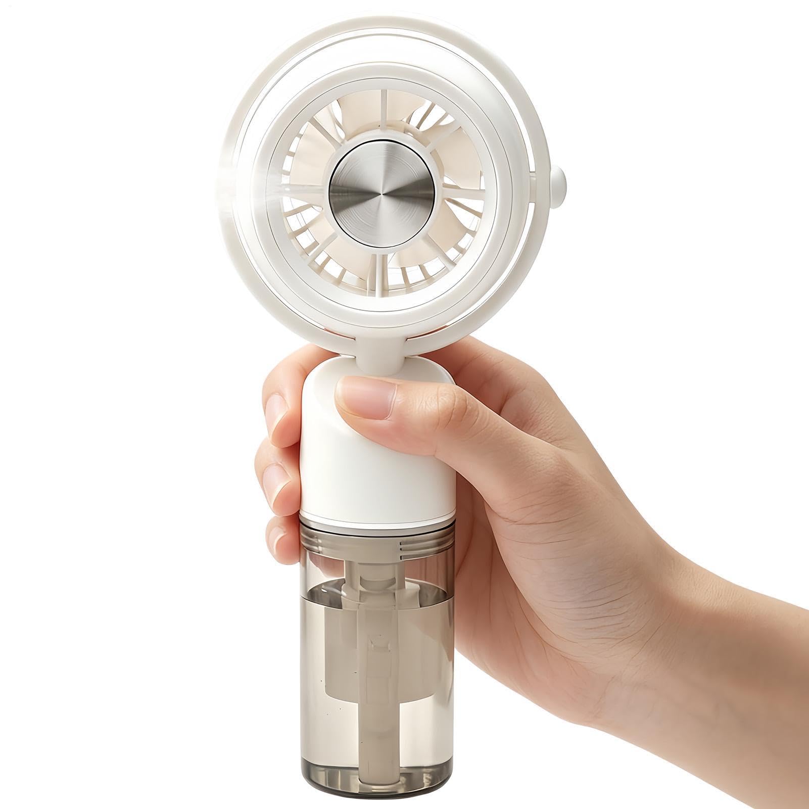 Ventilador recargable de 3 velocidades con batería de alta duración