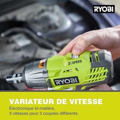 Miniatura 5 de Ryobi Llave de impacto R18IW3-0 ONE de 3 velocidades