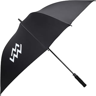 Marino Avenue Golf Umbrella 62 Inch - Windproof -Automatic Open - UV Protection- Square Umbrella for Men Women - Onyx - One Size