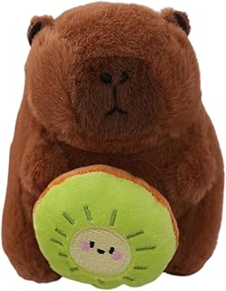 カピバラ ぬいぐるみ キーホルダー,カピバラ ぬいぐるみ キーホルダー | かわいいカピバラ人形ペンダント - 男の子と女の子のバックパック用のソフト装飾保持フルーツ動物ペンダント