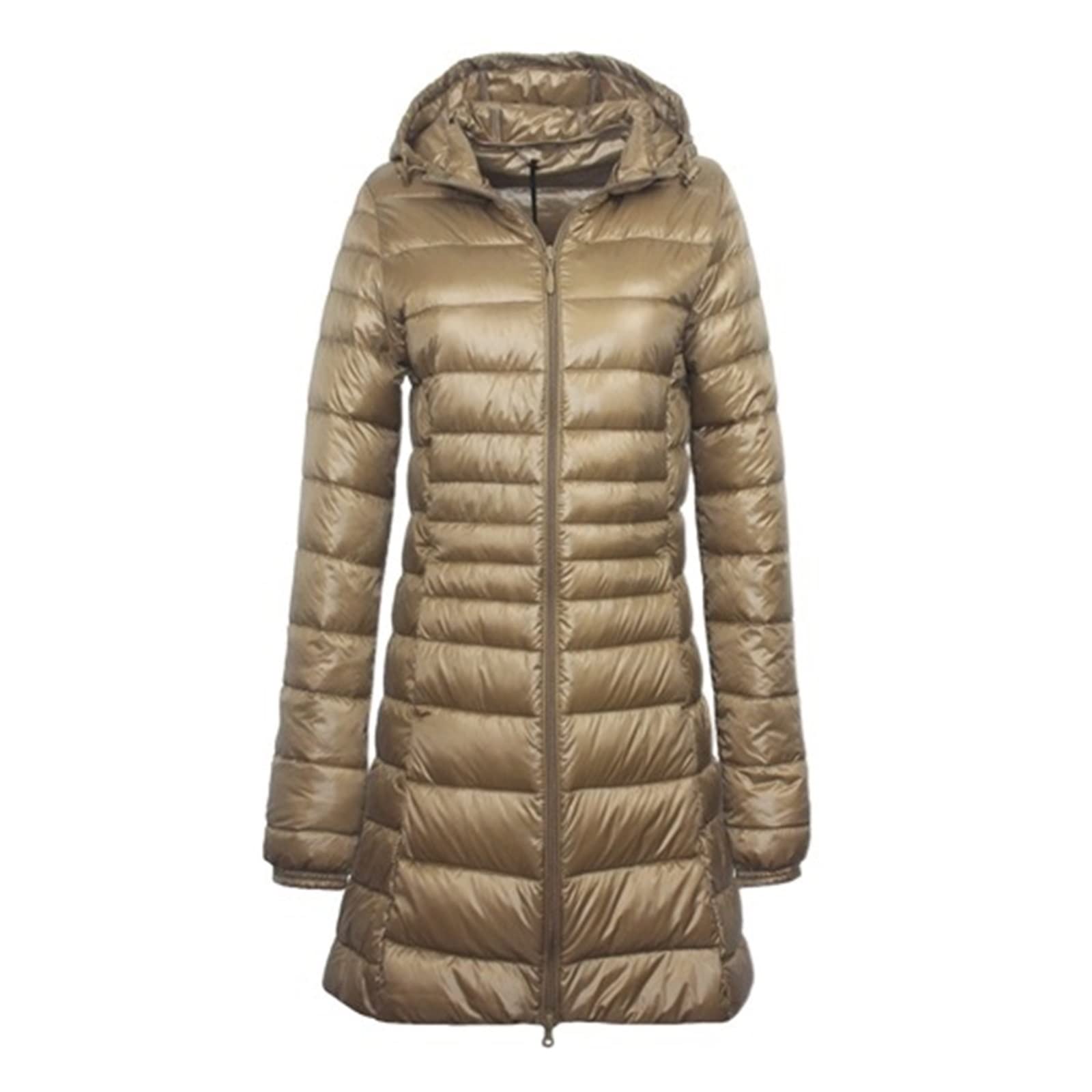 Doudoune femme hanche-longueur manteau chaud compressible anti-encombrement