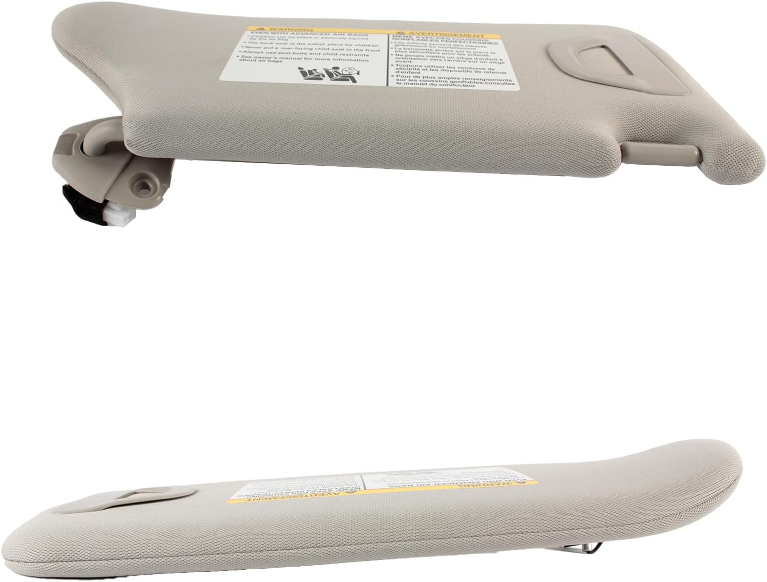 Right Passenger Side Sun Visor Compatible with Nissan Altima 2013 2014 2015 2016 2017 2018,Sun Visor Replace 96400-3TA2A(Gray)