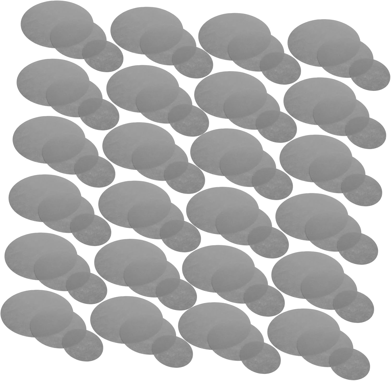 Luxshiny 72pcs Felt Plate Separators Reusable Cushion Pads for Dish Cookware Protection Soft Felt Dividers for Tableware Storage Round