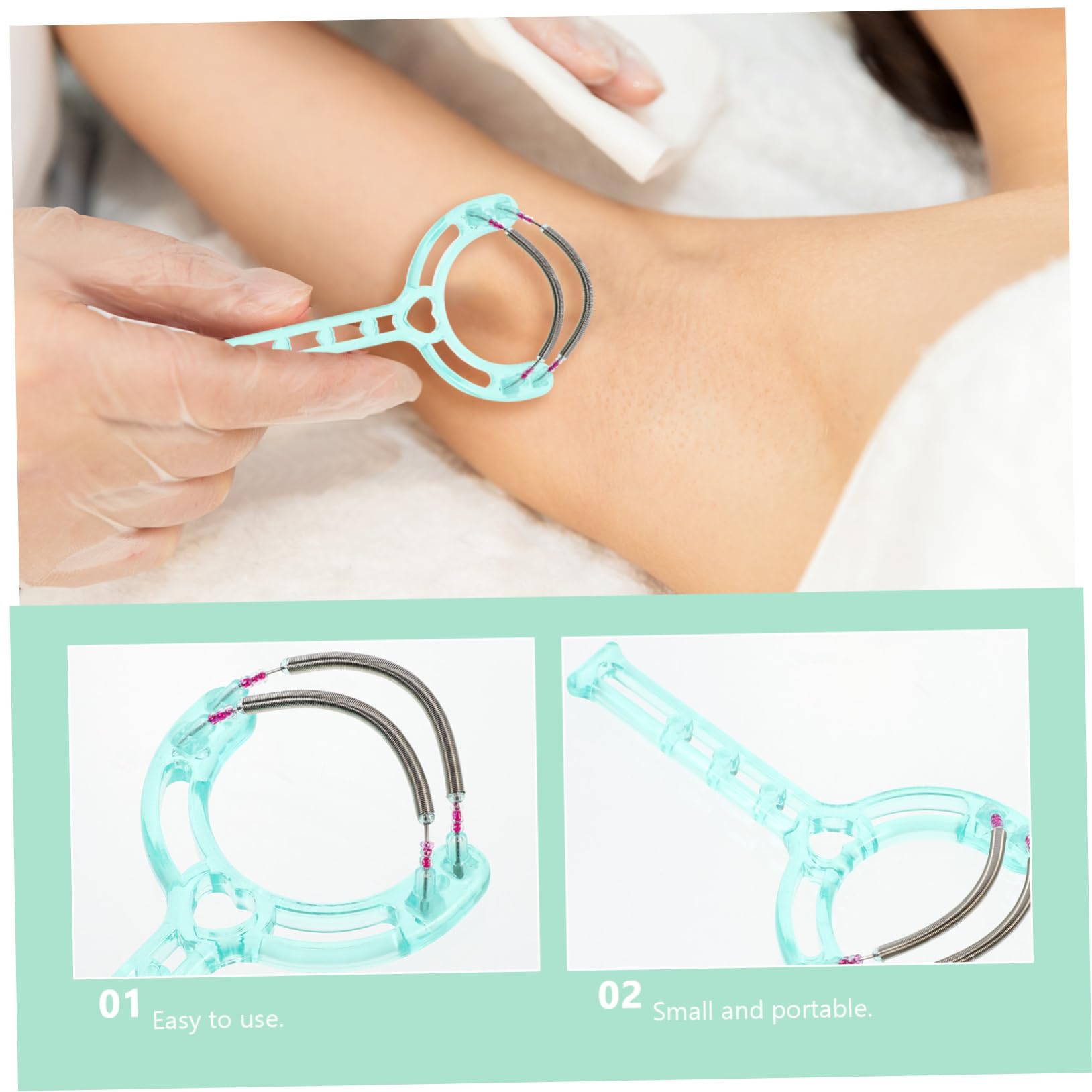 Gogogmee Face Threading Tool Hair Removal for Women Spring Facial Hair Remover Safe and Random