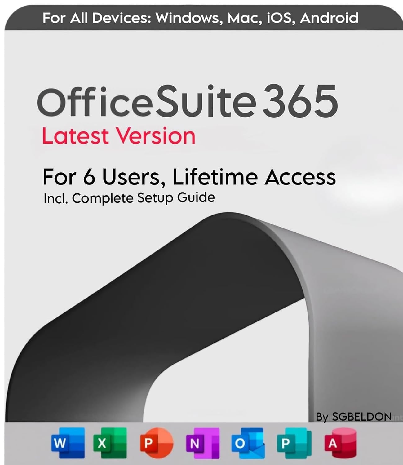 Ms OfficeSuite 365 for WIN & MAC (Offline + Online Combo) | incl. Extensive User Guide (6 Users, Lifetime Access)