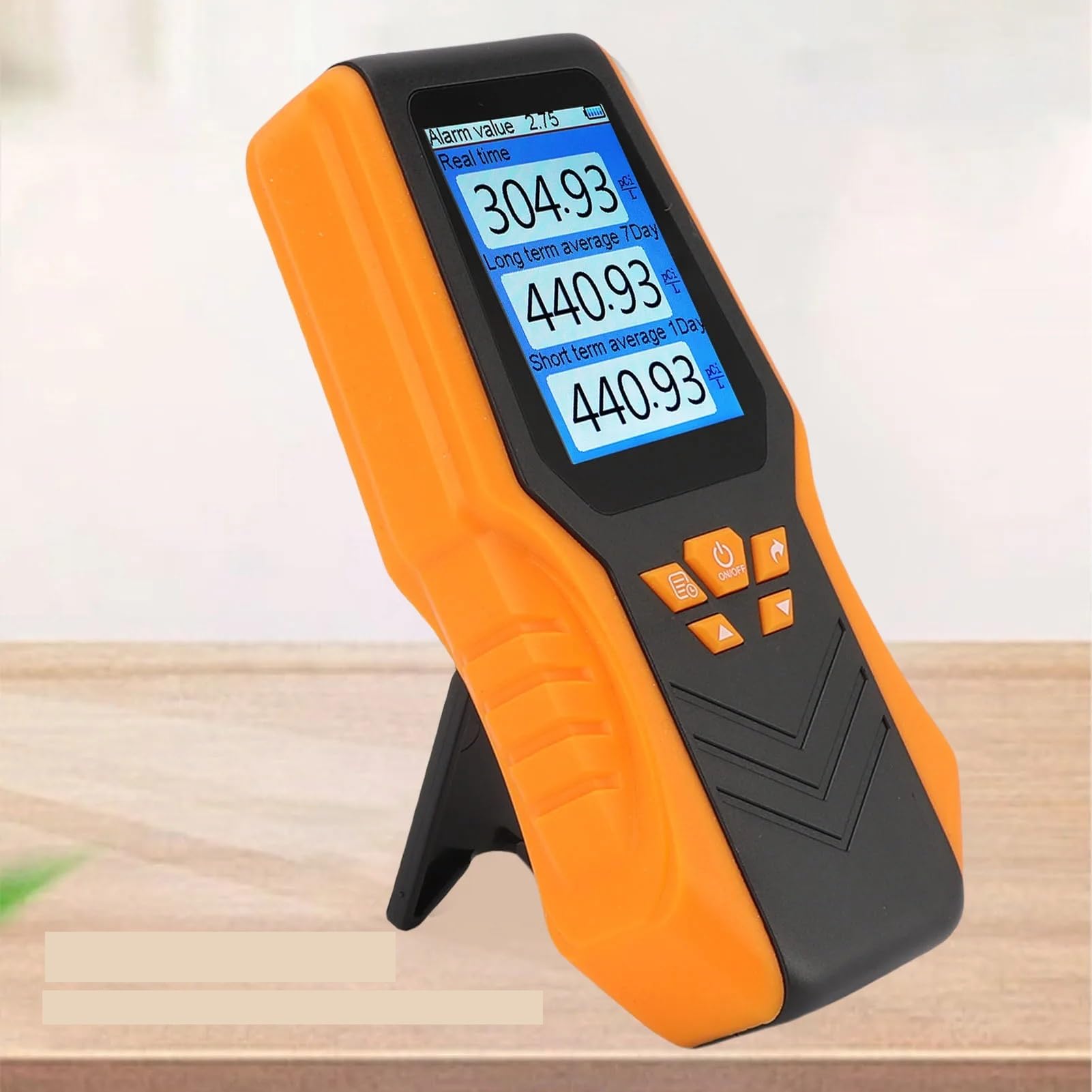 Monitor a qualità 'aria Rilevatore di radon Misuraze versatile for casa e scuola