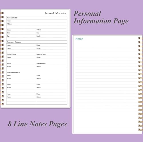 Miniatura 6 de Cuaderno de reuniones para el trabajo con artículos de acción, planificador de proyectos en espiral A5 para tomar notas, notas de reuniones de