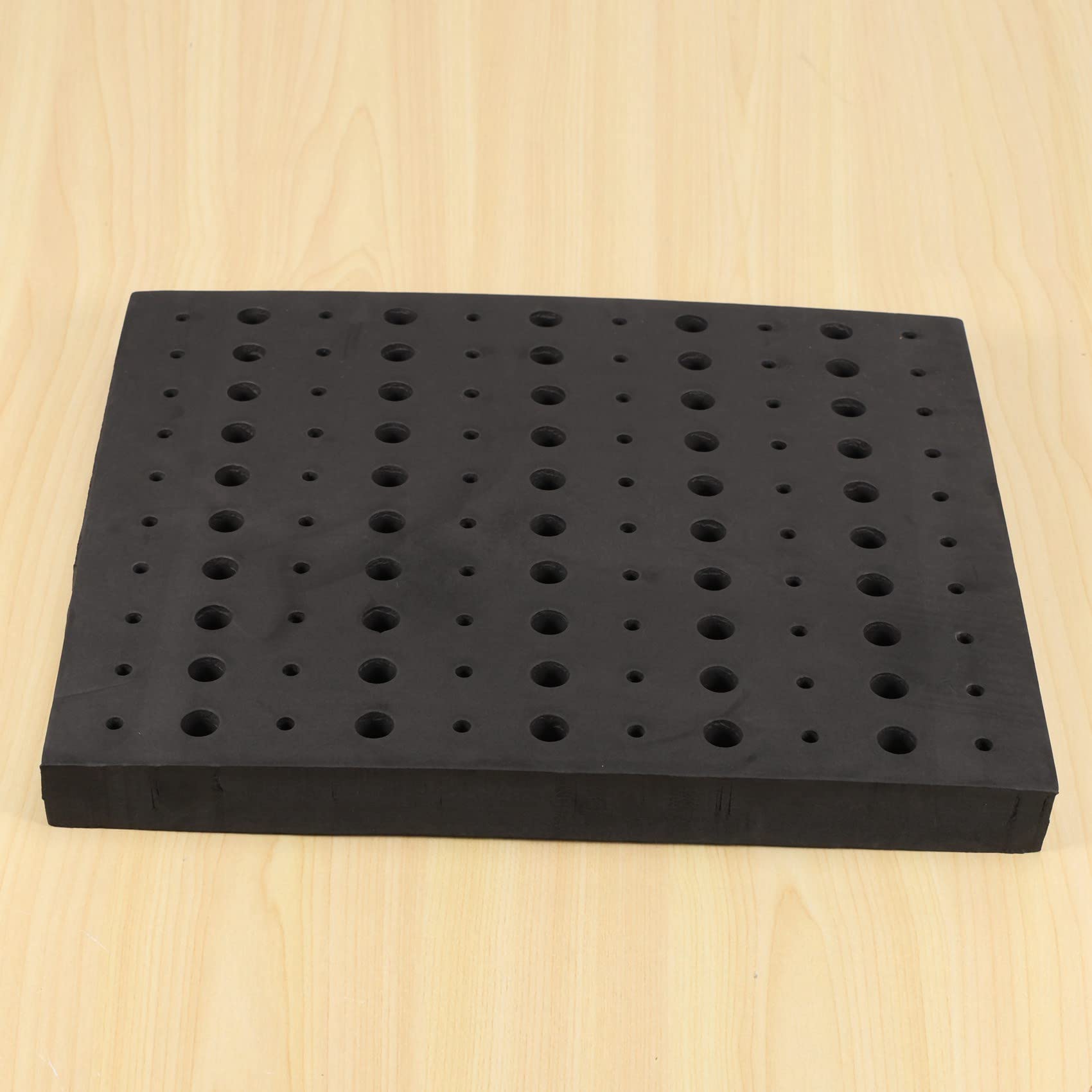 Plateau de Rangement for Fraises à 110 Trous, Noir, for Fraises à Tige de 1/4" et 1/2".