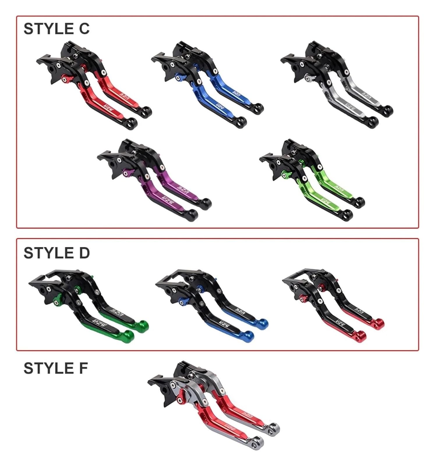 Motorcycle Brake Clutch Levers Handle Adjustable Brake Lever for CRF300L