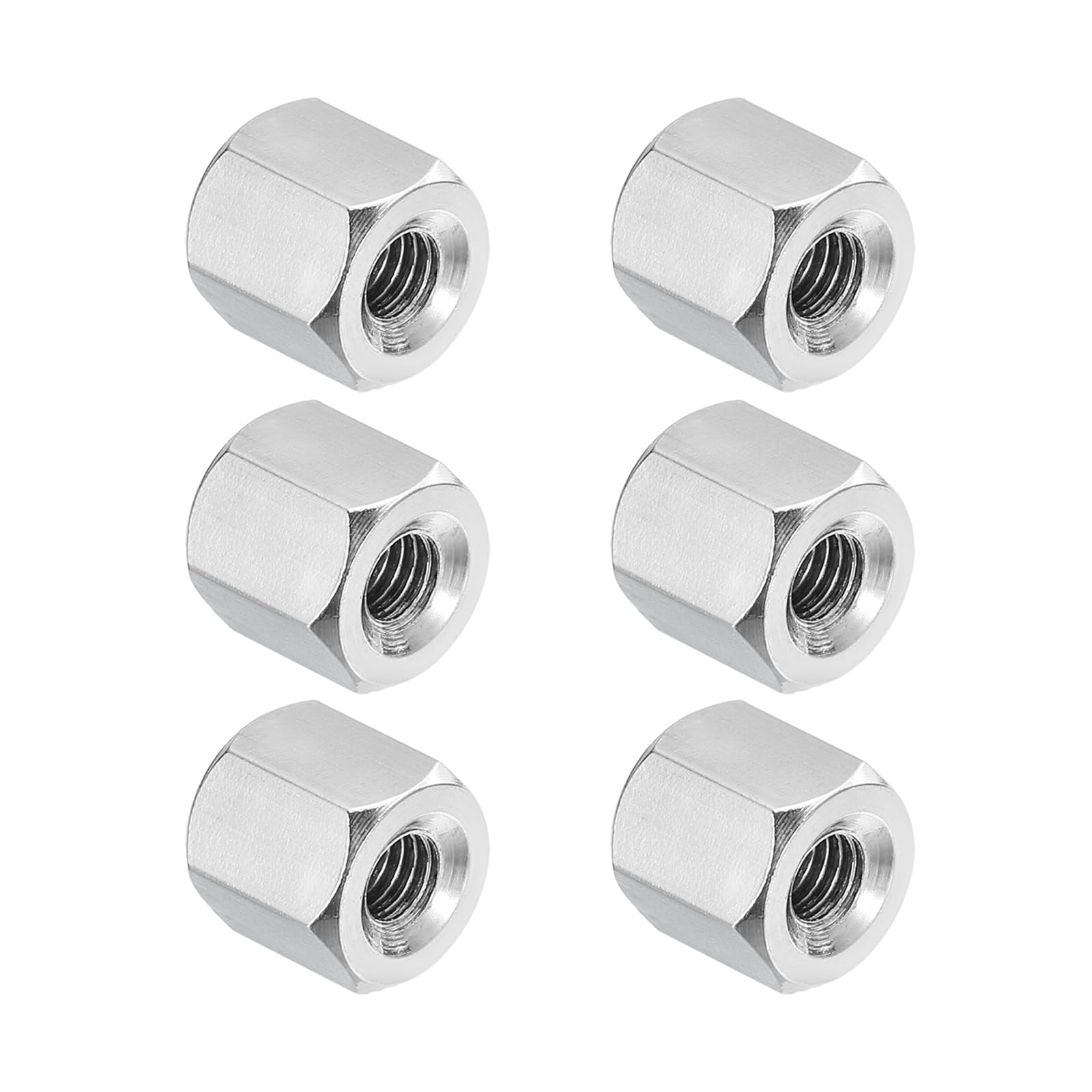 M6 Stainless Steel Coupling Nuts - 6 Pack -11
