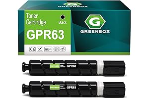 Remanufactured GPR-63 Toner Cartridge 2-Pack: Sustainable Printing for Canon ImageRUNNER Advance Printers