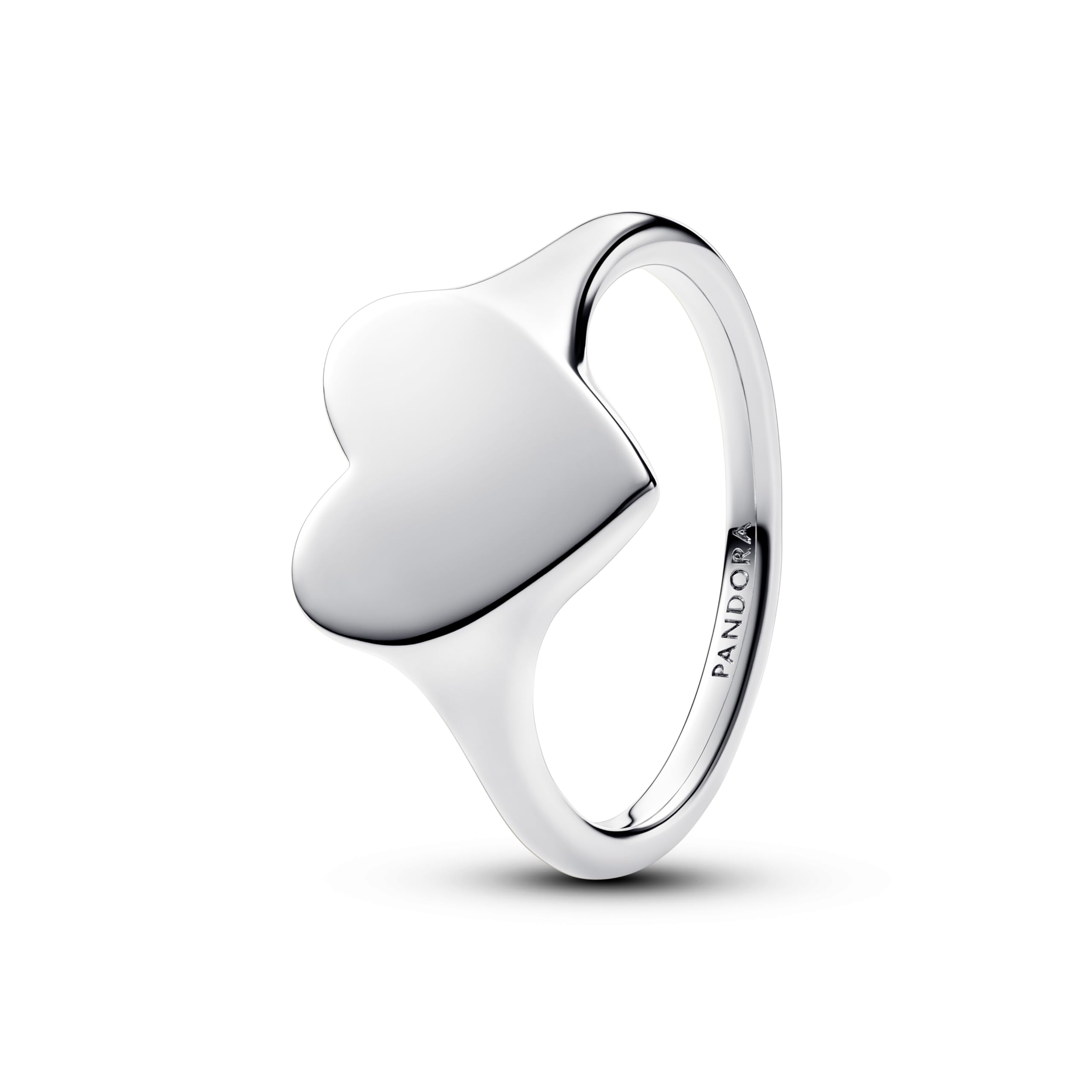 PANDORA Anello da donna in argento con cuore 193988C00, 54/​17,​2, Argento sterling, Nessuna pietra preziosa