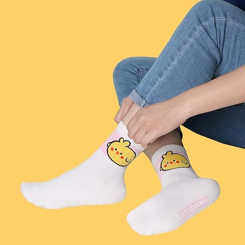 Miniatura 2 de Anirollz Calcetines tobilleros para mujer con estampado de animales Compresión, comodidad, colorido, transpirable Cachorro gatito para tobillo