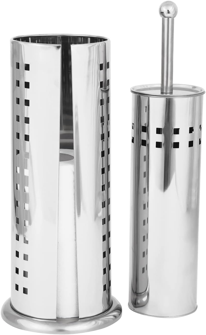 Toilet Brush and Toilet Roll Holder Amazon.co.uk Home & Kitchen