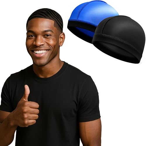 Super Elastic Wave Cap, Good Compression Stocking Cap for 360