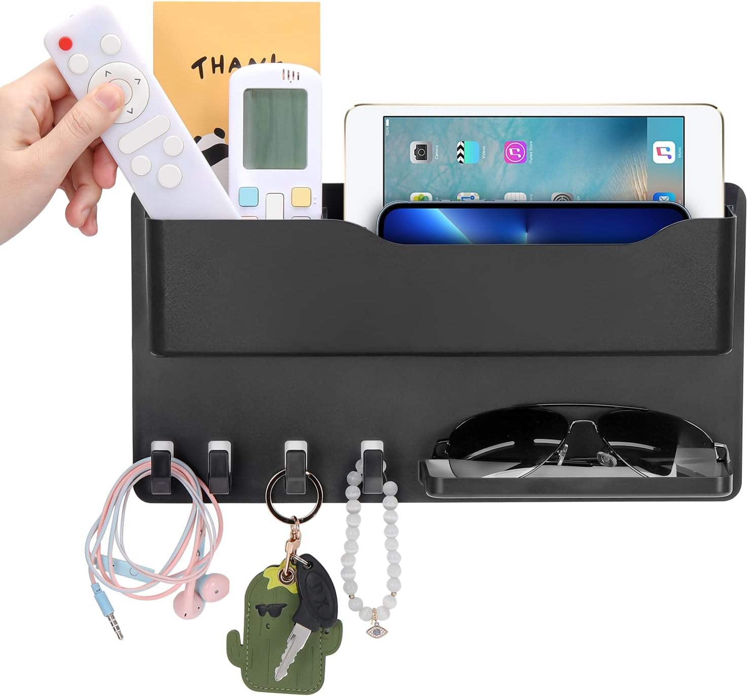 Amazon.com: Bedside Shelf Wall Mounted Dorm Room Rack Organizer Storage ...