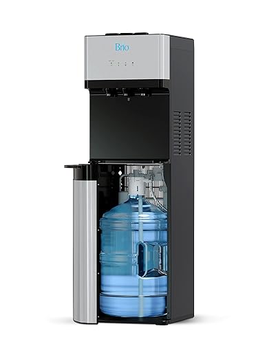 Miniatura 2 de Brio 520 despachador refrigerador de carga inferior para botella de 5 galones con filtro de 2 etapas | Opciones de agua caliente, fría y a