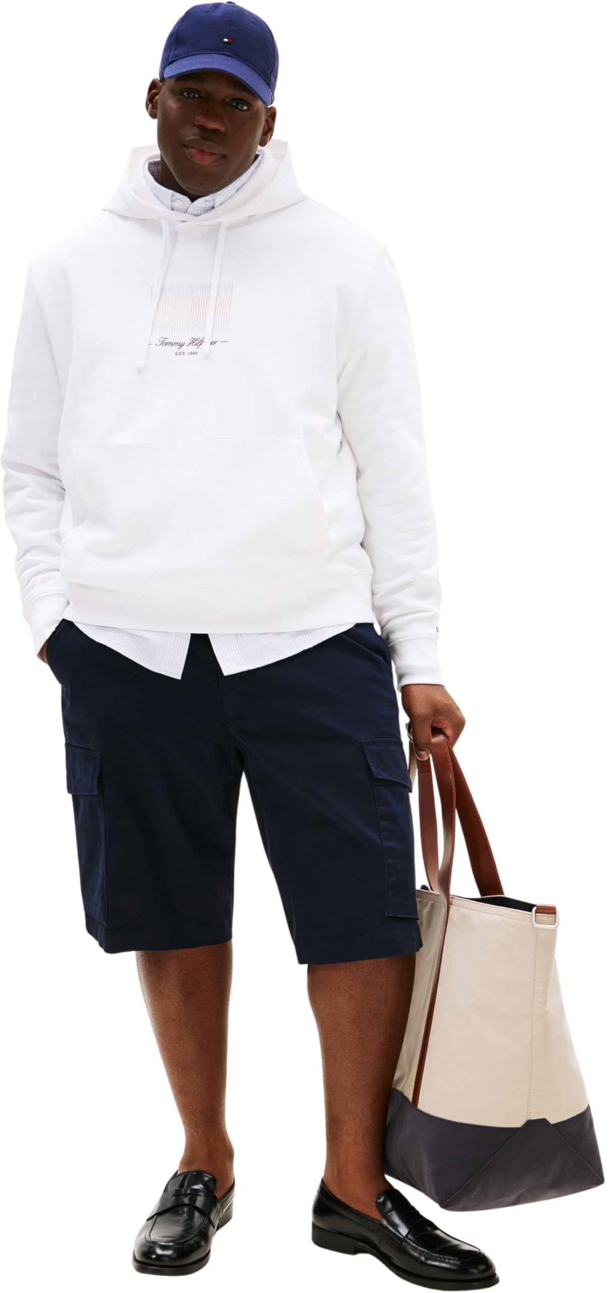 Tommy Hilfiger Uomo Felpa Ithaca con Cappuccio