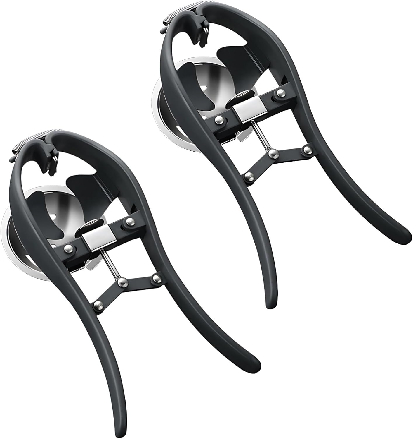Steel Stainless Egg Separator 2-In-1 Handy, 2 Pcs Egg Opener, Efficient Tool Egg Opener, Kitchen Cracking Device Easy, Design Ergonomic