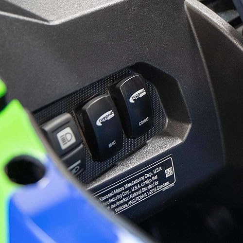 Miniatura 2 de Interruptor de alimentación todo en uno para radio e intercomunicador impermeable  Interruptor basculante Comms Radio de dos vías Walkie Talkie