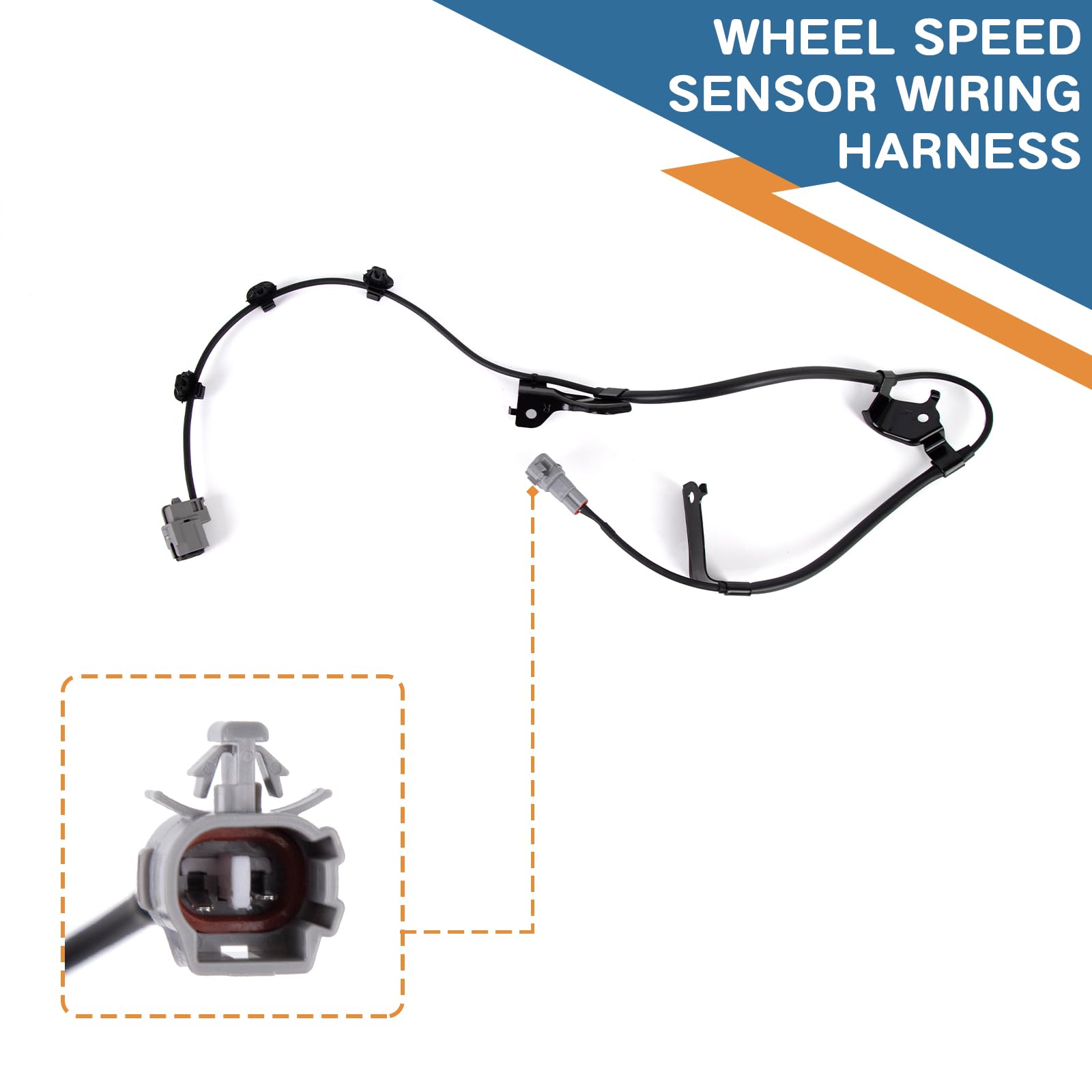 hia_　0710 Amazon.com: ABS Wheel Speed Sensor Wire Harness Front Right