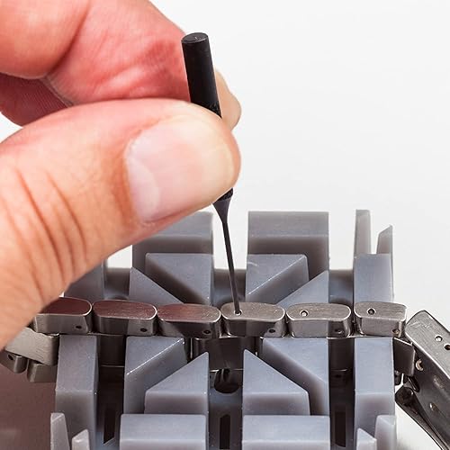 Miniatura 21 de Juego de 28 piezas de punzón y cincel, cónico, frío, alfiler, punzón central incluido