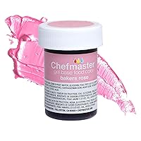 Vista 1 de Kitchen Krafts Chefmaster - Colorante en gel para alimentos, color rosa, 1 onza