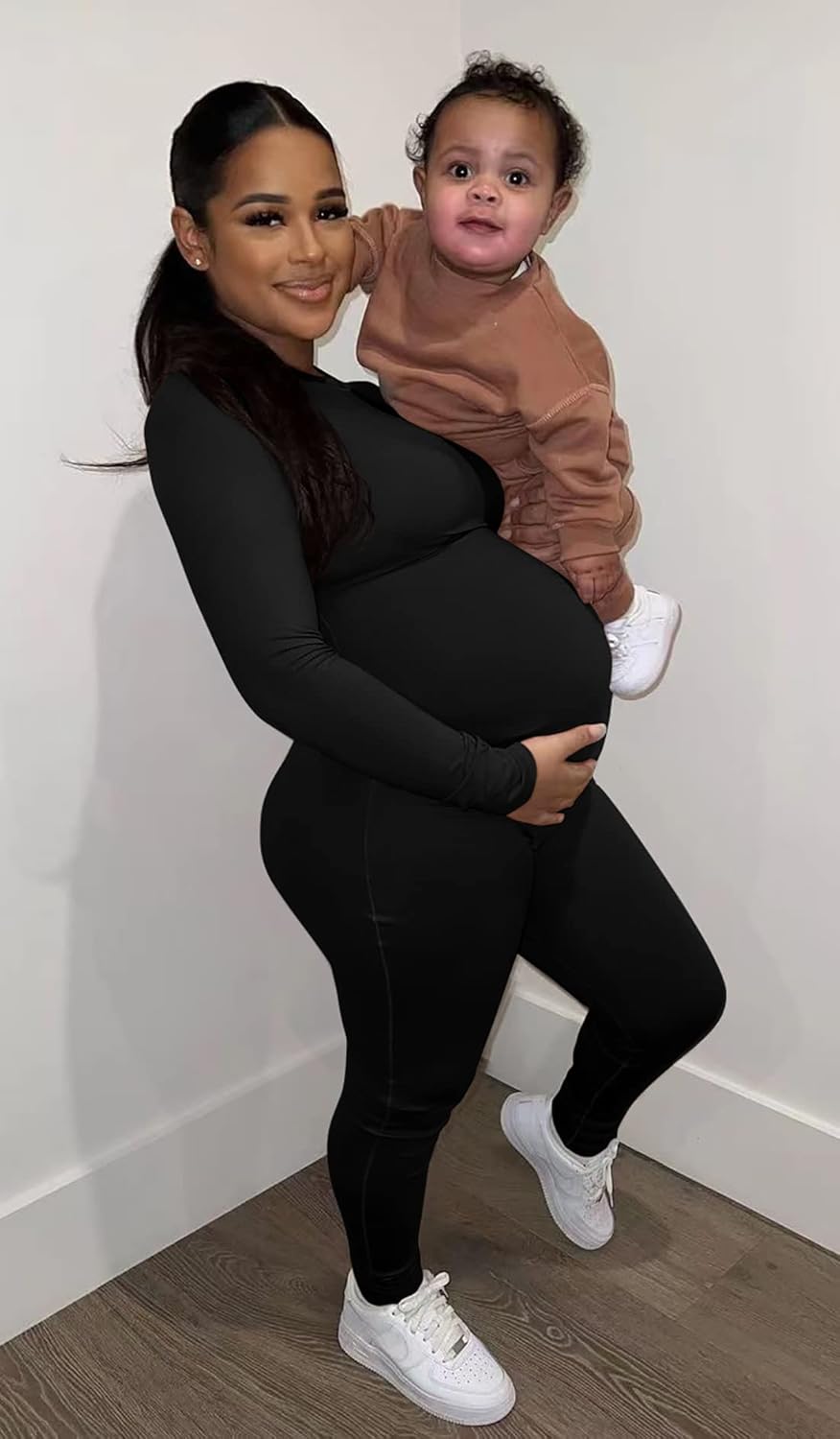 GOBLES Women's Sexy One piece Outfits Long Sleeve Back Zipper Bodycon Jumpsuit Rompers - Image 7