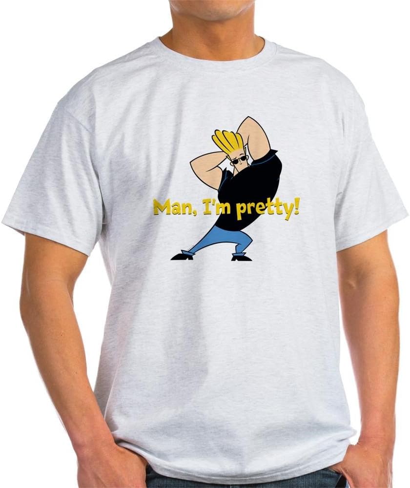 CafePress - Johnny Bravo "Man, I'm Pretty!" Light T-Shirt - 100% Cotton T-Shirt