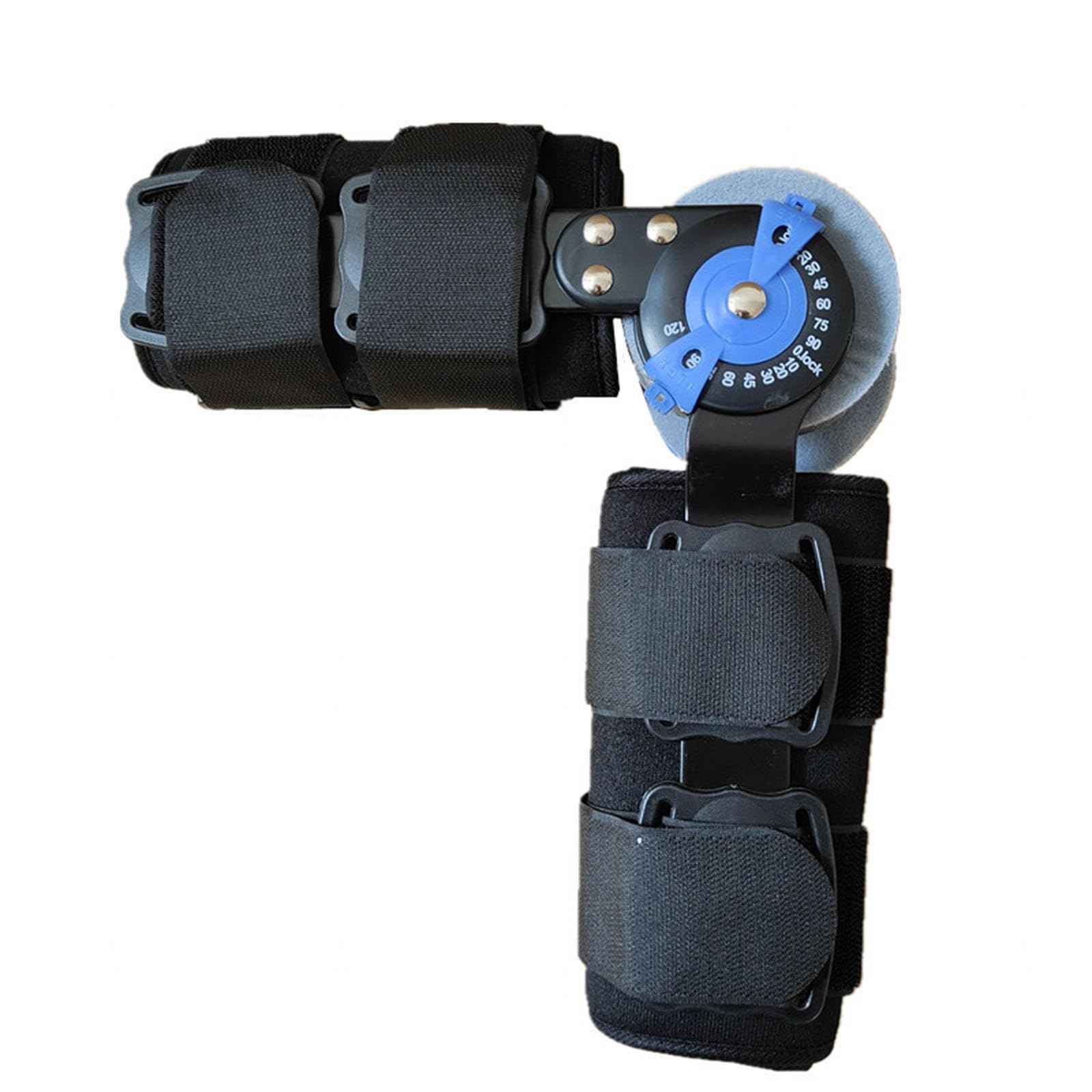 VIDECOR Tutore per Gomito Incernierato per Braccio Destro, Tutore per Gomito Post-operatorio con Cinturino, Gamma di Movimento Regolabile, Immobilizzatore del Gomito Imbracatura per