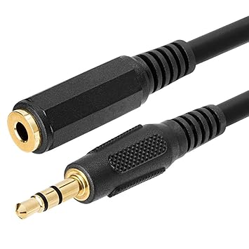 Stereo Audio Headphone Extension Cable 3.5mm 3 feet