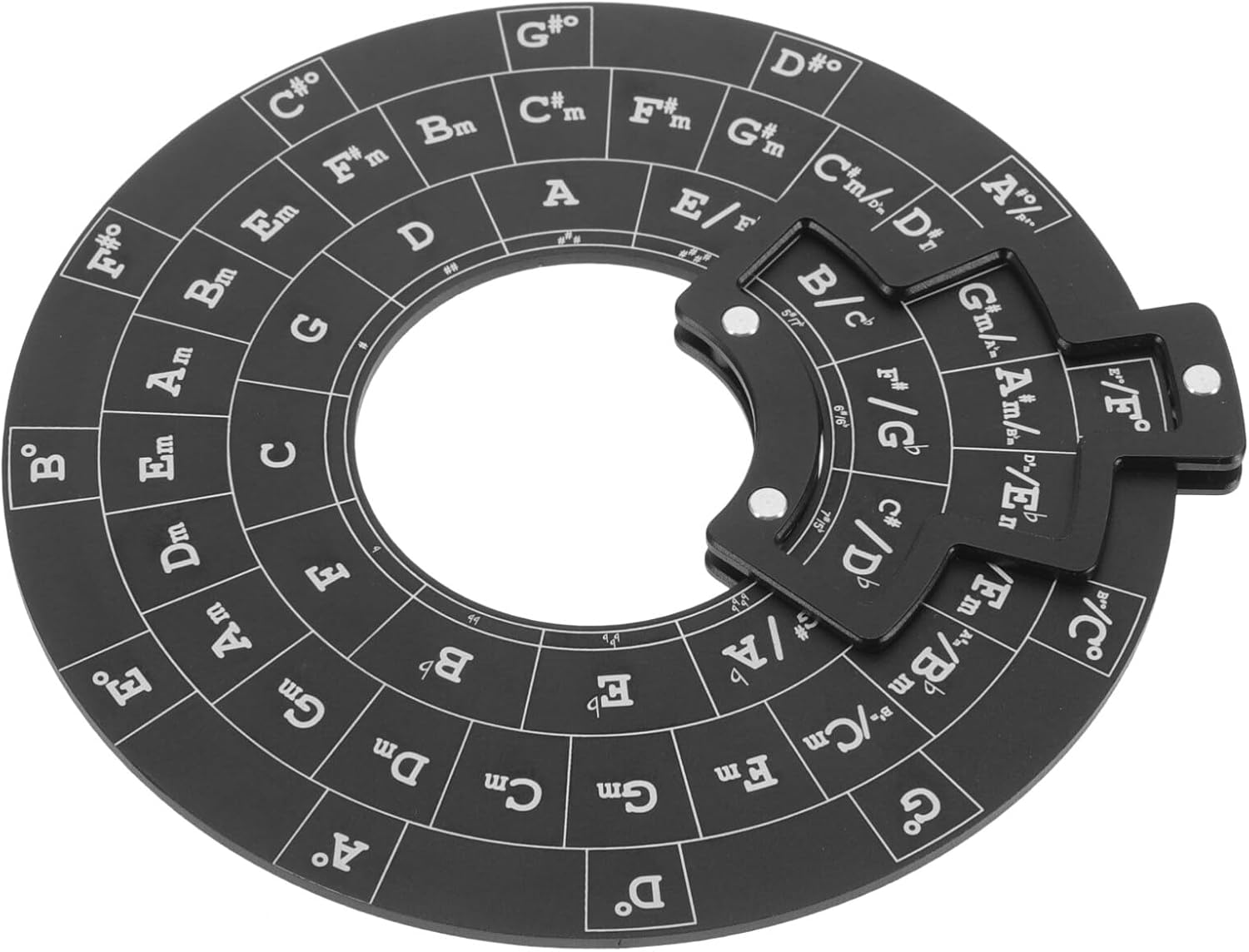 Alasum Melody Tool Round Melody Chord Wheel Circle of Fifths Wheel Musical Instruments Educational Tool for Songwriter Musicians Notes Chords Key Signature, 00710Q12XH