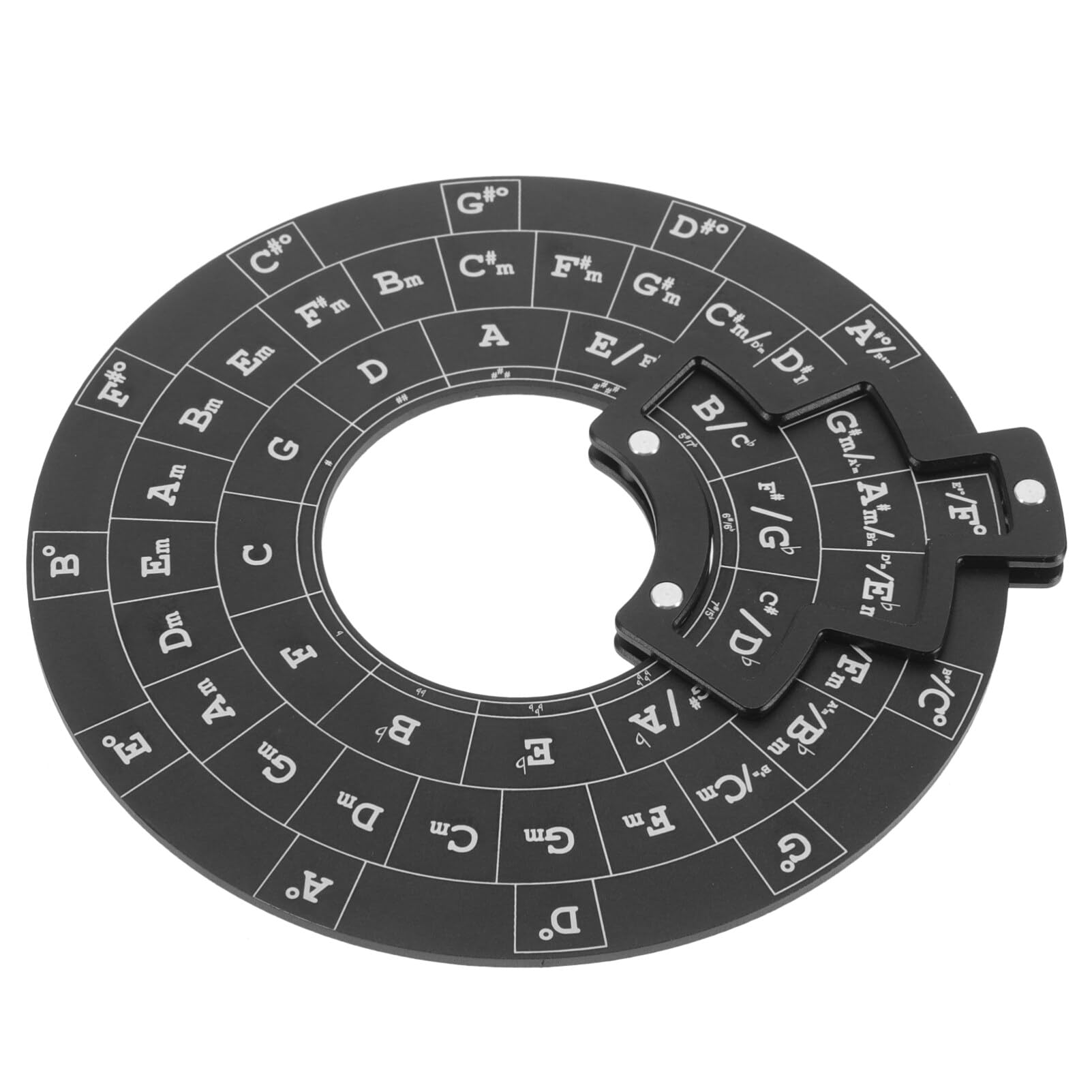 Alasum Melody Tool Round Melody Chord Wheel Circle of Fifths Wheel Musical Instruments Educational Tool for Songwriter Musicians Notes Chords Key Signature, 00710Q12XH