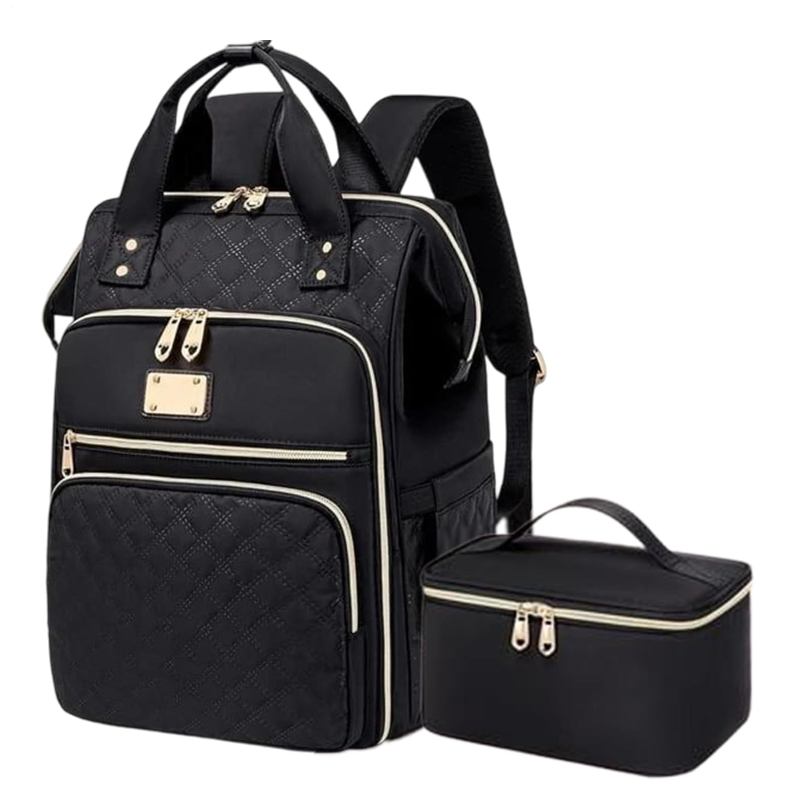 Zaino porta pranzo – Borsa per la scuola per laptop con scomparto | refrigerante – Borsa da lavoro per studenti, per ufficio, escursionismo, vacanze, campeggio, viaggi, scuola