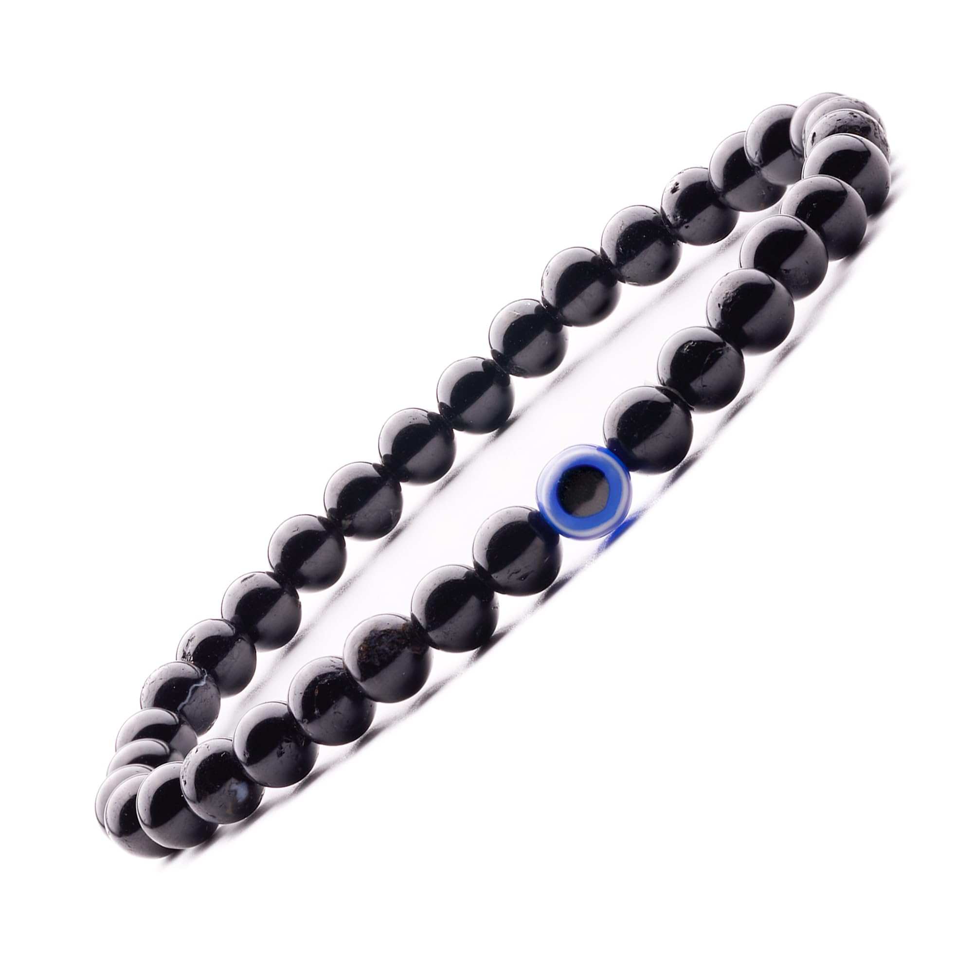 Plus Value Natural Black Tourmaline Evil Eye Bracelet for Men and Women Original Nazariya Bracelet Charged and Energized Reiki Healing Crystal (Beads Size 6mm, 1pc) (B0CKLF8SQ7) Amazon Price History, Amazon Price Tracker