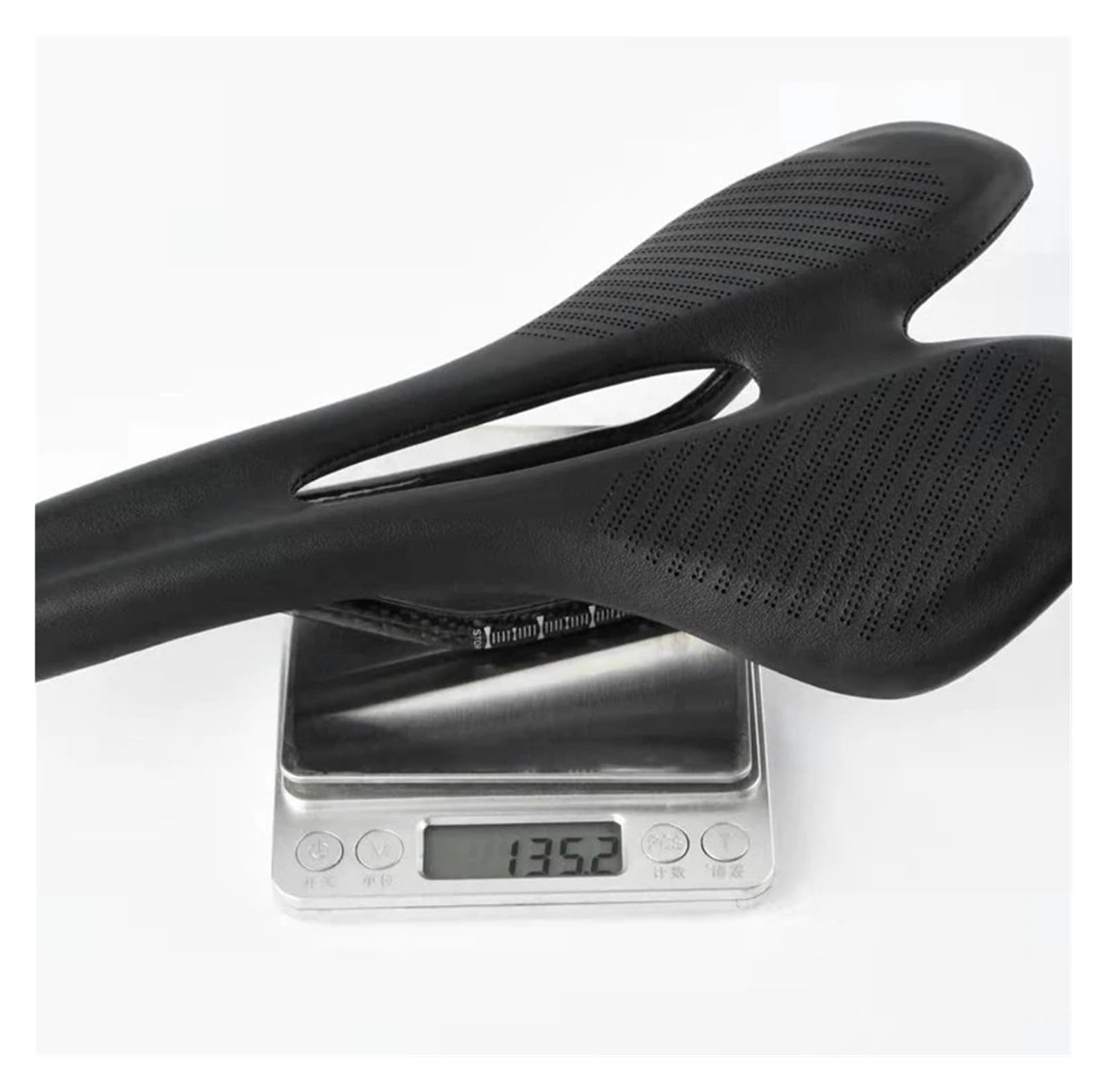 Generico Sella for Bici in Carbonio Super Leggera MTB Road T800 Sedile for Bicicletta in Fibra di Carbonio Comodi Cuscini da Corsa for Ciclismo in Pelle Eva,Componenti