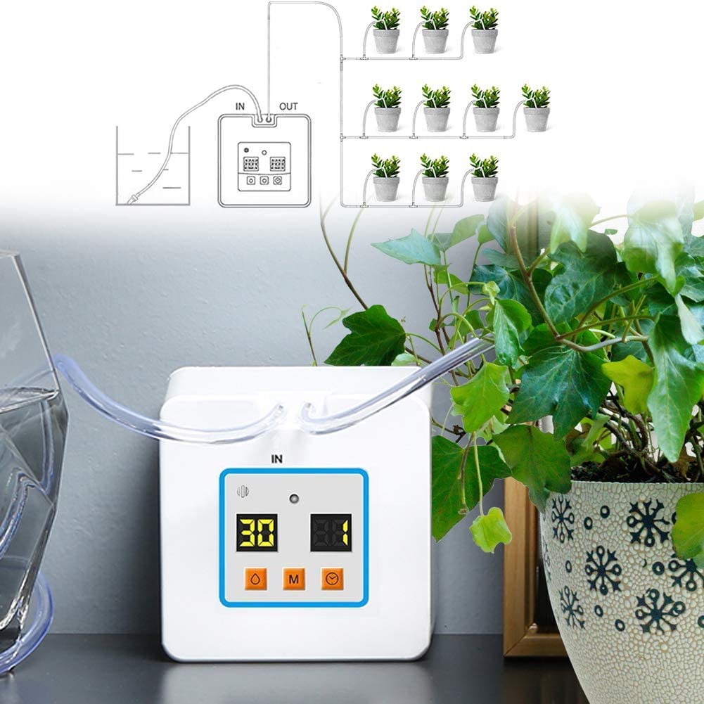 Amazon.com: Automatic Drip Irrigation Kit, Micro Houseplants Self ...