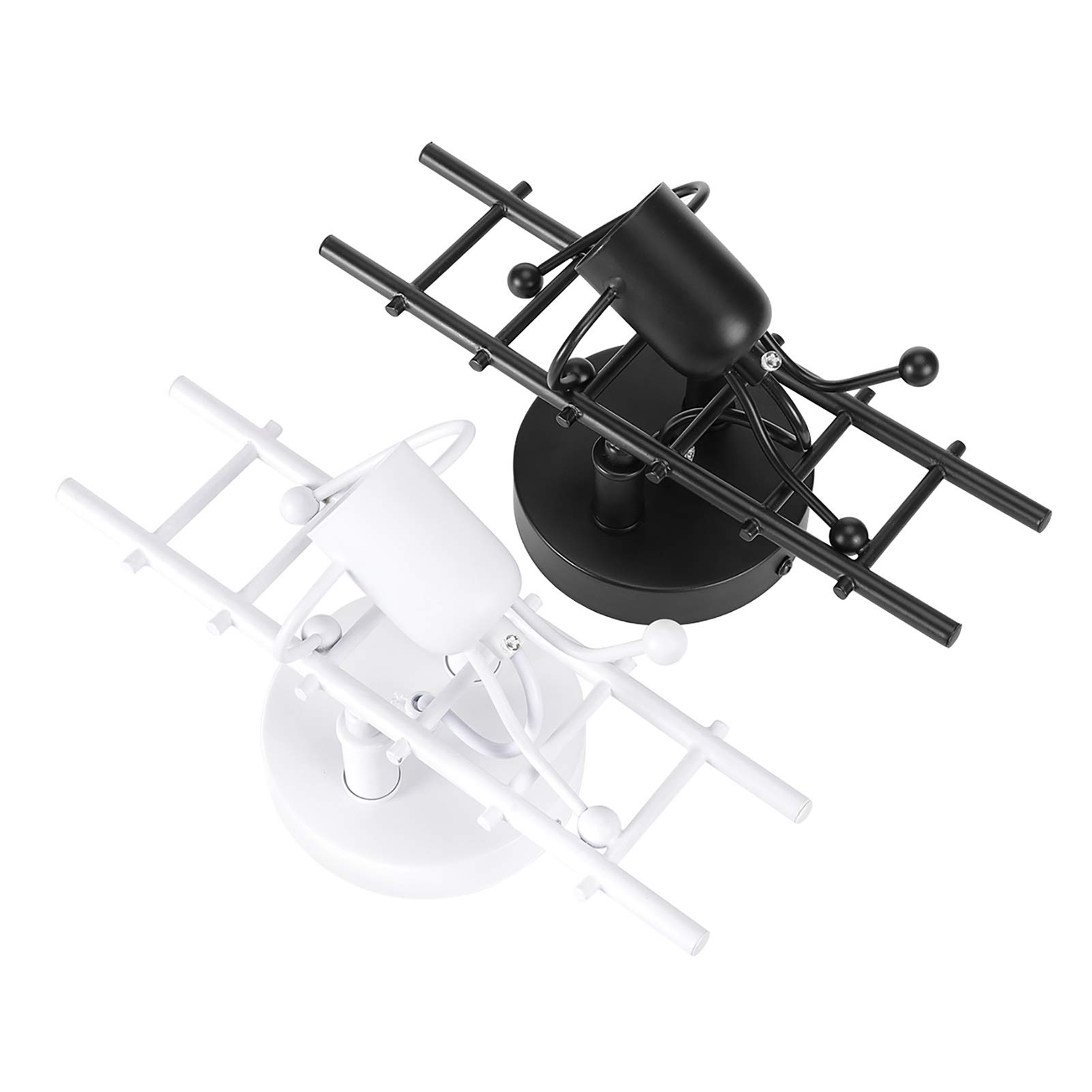 KAWELL Humanoid Creativo Lampada da Parete Interno Applique da Parete | Moderna Lampada a Muro Applique Candelabro, Max 60W E27, per Camera da Letto Soggiorno Camera per Bambini Corridoio Scala