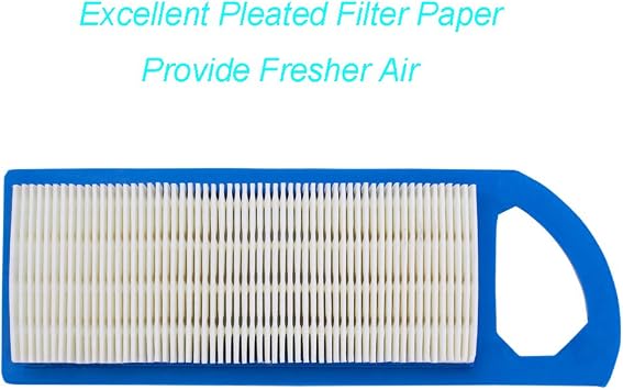 2 Pack 698083 697153 Air Filters with Pre Filter, Compatible with John Deere GY20573 Craftsman Lawn Mower Air Filter