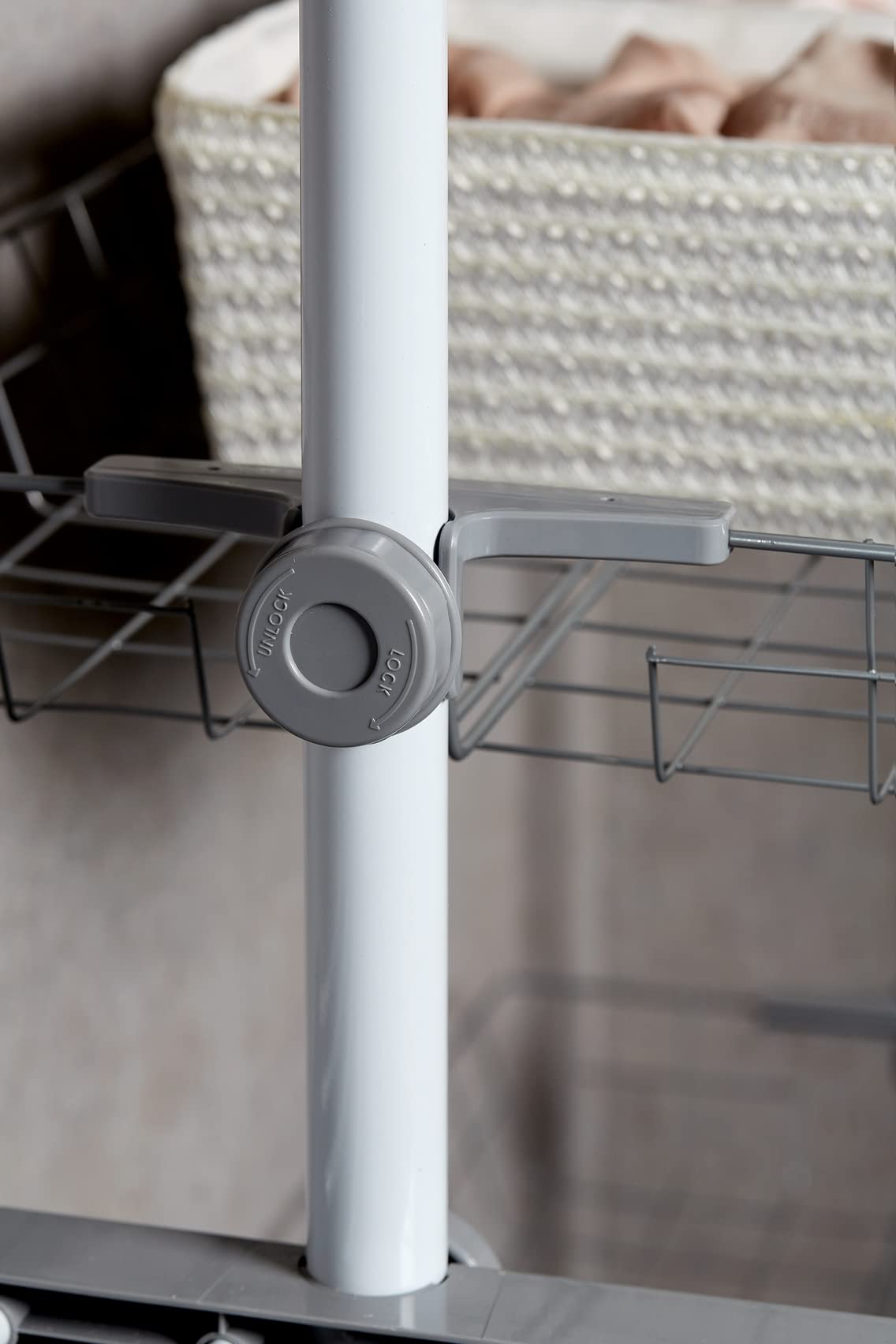 WENKO Sistema armadio telescopico Herkules Duo - Sistema regolabile di organizzazione, sistema per guardaroba, Acciaio, 164-215 x 165-300 x 38 cm, Bianco