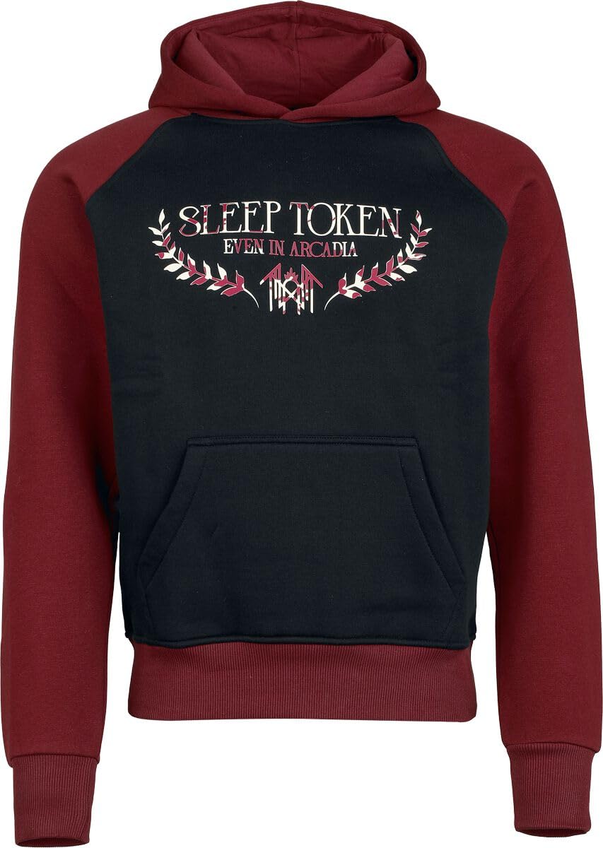 Sleep Token Logo Männer Kapuzenpullover schwarz/Burgund Band-Merch, Bands