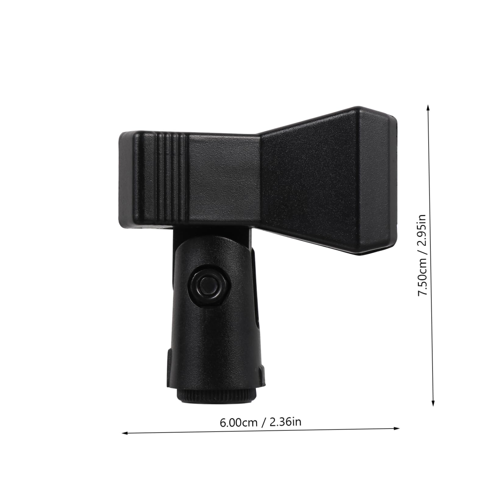 Toddmomy 3PCS Microphone Clip Holder Spring Clip Design Compatible with Microphones for Stage Bar and School Use Easy to Install with Adapter
