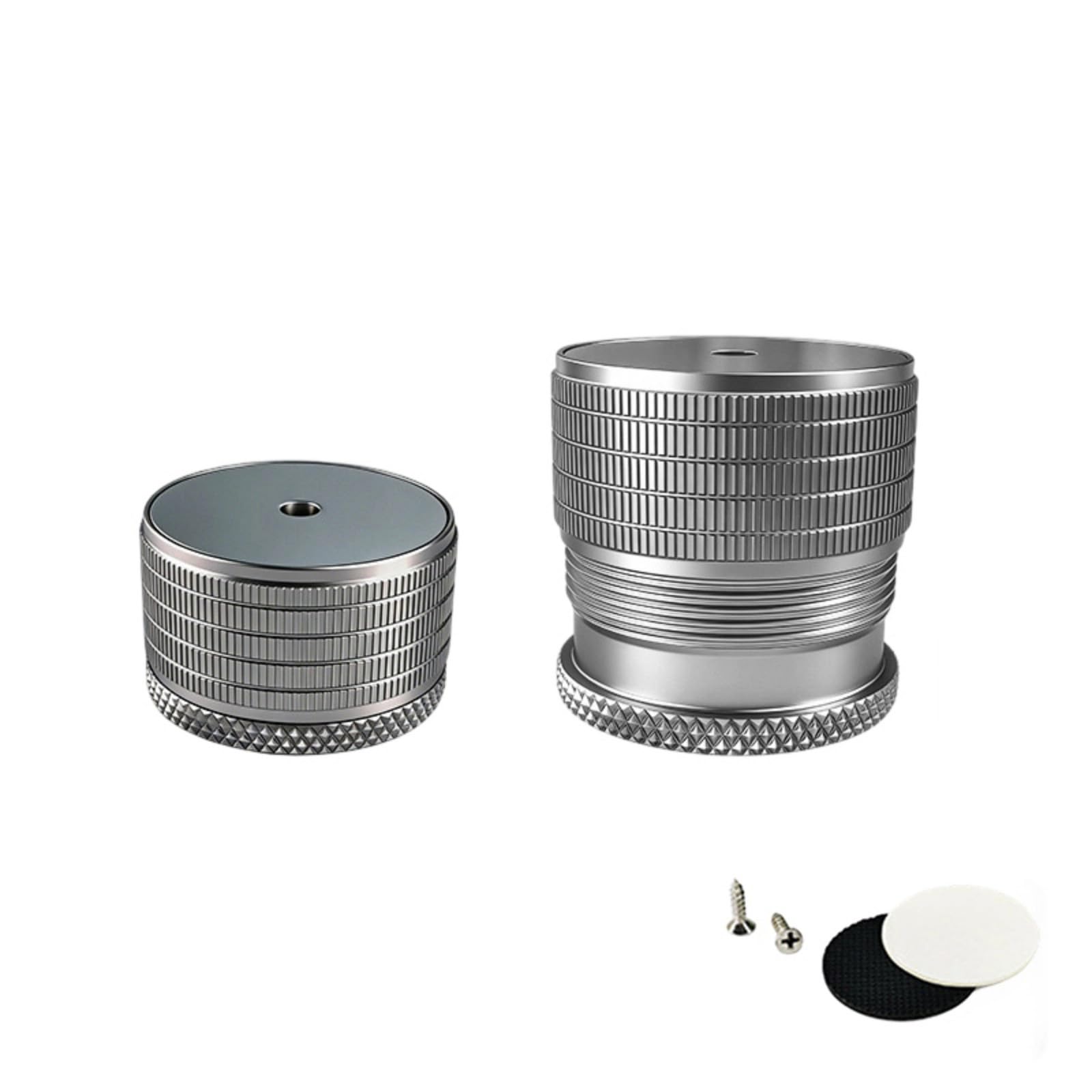 Bed Risers with Nonslip Base Replacement for Furniture Legs Aluminum Alloy Feet Bed Frame Elevators