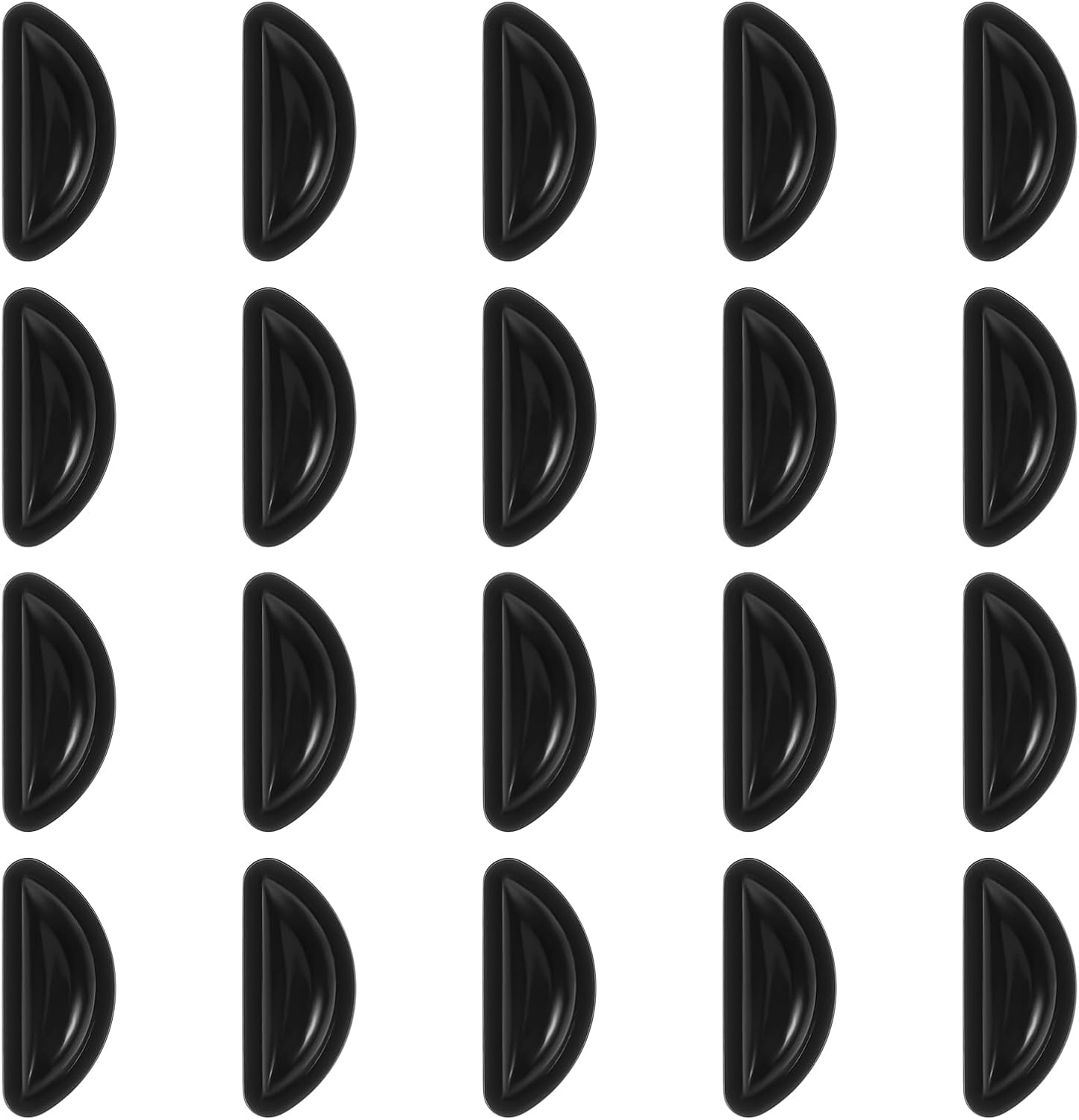 10 Pairs Eyeglass Nose Pads Black...