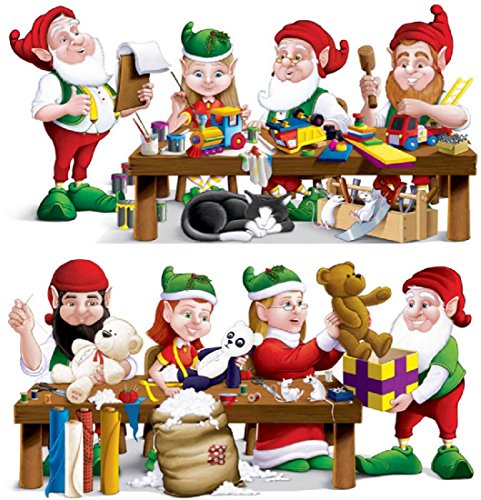 Santa's Workshop Props Party Accessory (1 count) (2/Pkg)