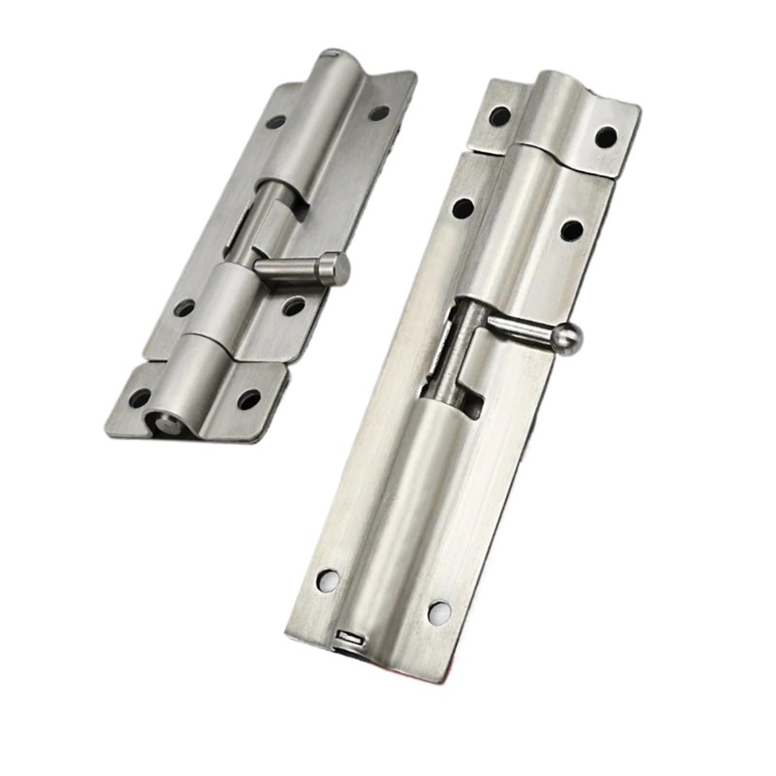 LYEUXHJPX E0-125 4Inch Hardware Door Lock Stainless Steel Barrel Bolt Latch Padlock Clasp Set Brushed 1Pcs