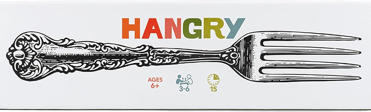 Big G Creative: Hangry - Classic Family Party Game, 2-6 Players, Ages 6+, 15 Minute Gameplay,Multi