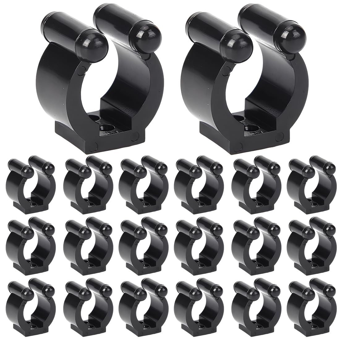 20 Piezas Soporte para Tacos de Billar Snooker,Estante para Tacos de Billar Sticks,Taco de Billar de Plástico Clip,Estantes de Almacenaje de Caña de Pesca,Accesorios de Billar