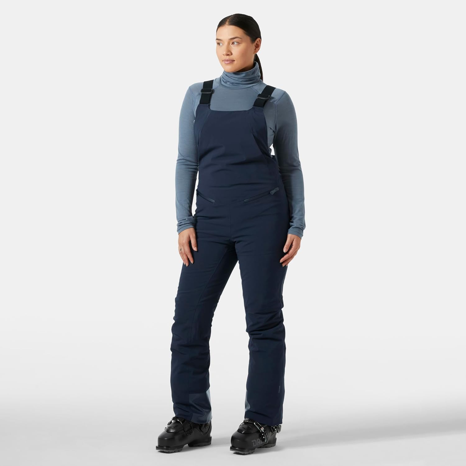 Helly-Hansen Women's Alphelia Bib Pant, Lightweight Stretch Insulation, Fully Seam Sealed, 2-Layer, Adjustable Suspenders